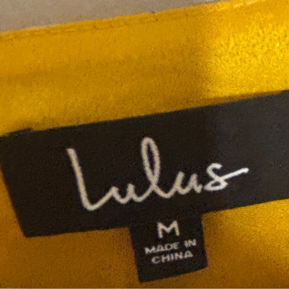 Lulu’s NWT Mustard Yellow Floral Backless Maxi Wedding Guest Dress Size Medium - Picture 6 of 13